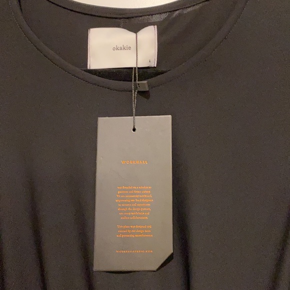 NWT Workhall Studio Okakie Black Dress - Picture 2 of 5